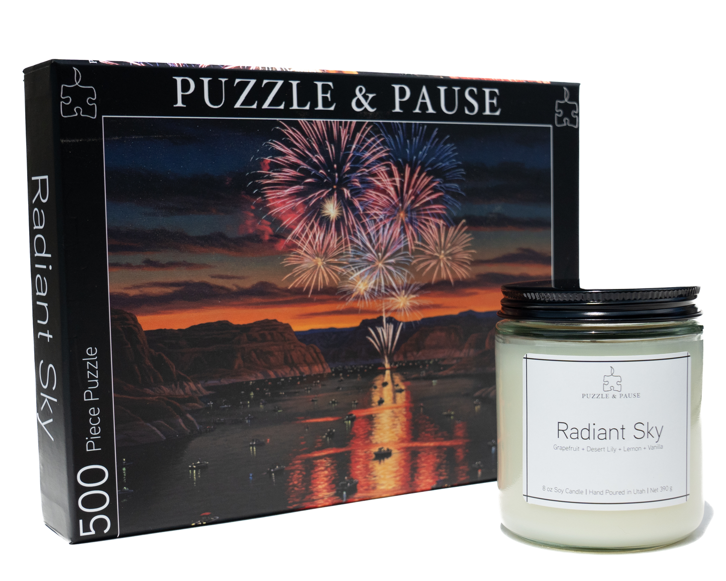 Puzzle & Candle Subscription Box