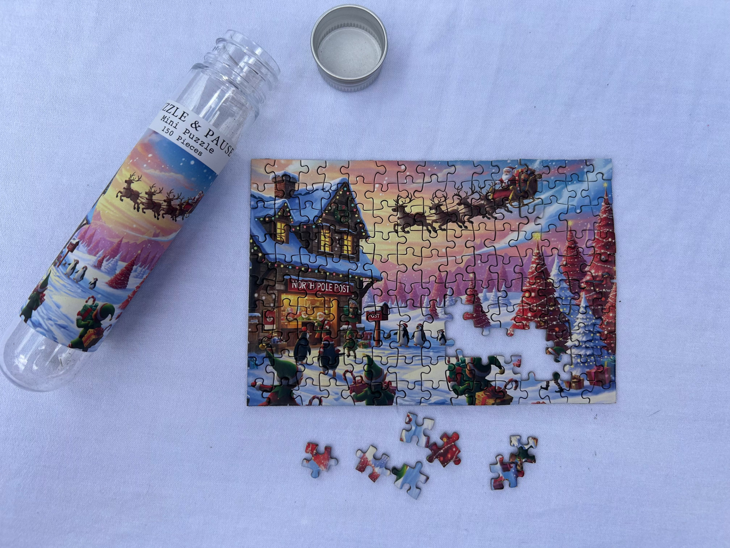 Mini 150 Pc Christmas Puzzle